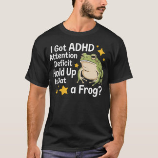 Camiseta Eu Tenho Adh Déficit de Atenção Segure É Aquilo Um