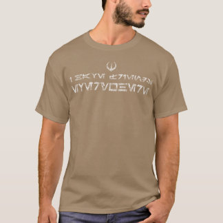 Camiseta Eu Tenho Amigos em Todo Lugar Aurabesh engraçado