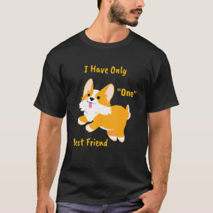 Camiseta Eu Tenho Apenas Um Melhor Amigo É Meu Corgi Eu Amo