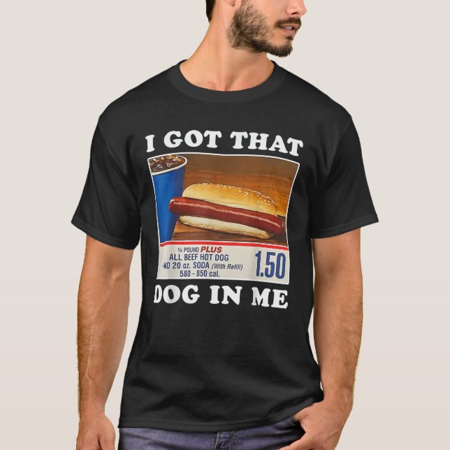 Camiseta Eu Tenho Aquele Cachorro Em Mim Engraçada, Mulhere (Frente)