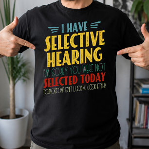 Camiseta Eu Tenho Audição Seletiva Piada Antissocial Engraç