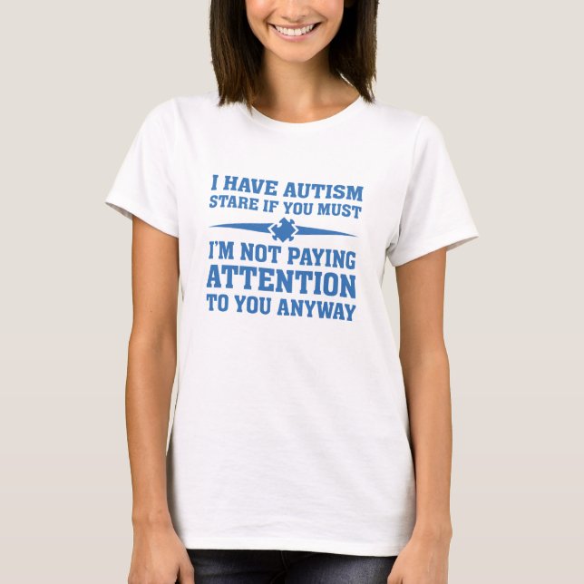 Camiseta Eu Tenho Autismo (Frente)
