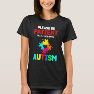 Camiseta Eu Tenho Autismo Bebês Crianças Consciência Autist