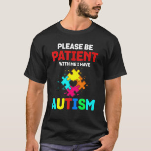 Camiseta Eu Tenho Autismo Toddler Crianças Autista Sensibil