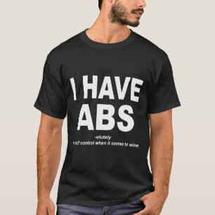 Camiseta Eu Tenho Bebida De Vinho Da Abs