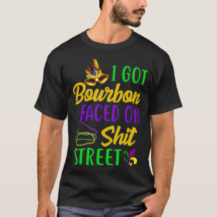 Camiseta Eu tenho Bourbon diante de Mardi Gras Bebendo Bour