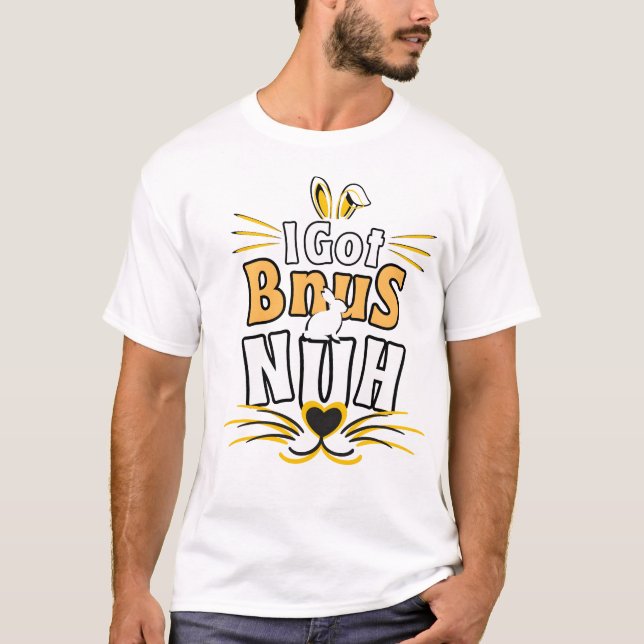 Camiseta Eu Tenho Buns, Coelhinho Querido (Frente)
