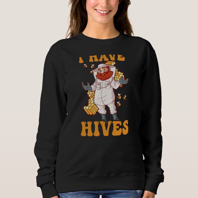 Camiseta Eu Tenho Colmeias. (Frente)