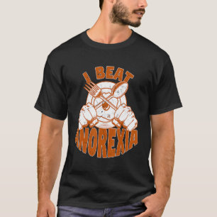 Camiseta Eu Tenho Comido Anorexia Combatendo Anorexia Comid