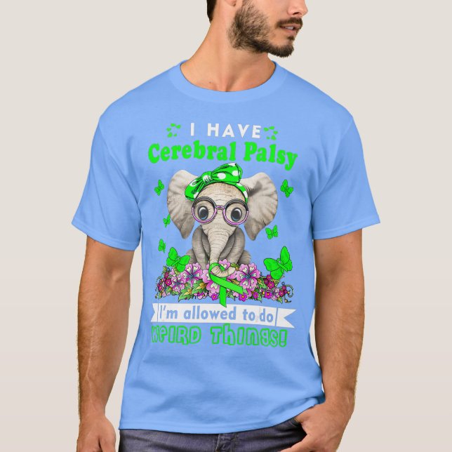 Camiseta Eu tenho consciência da paralisia cerebral (Frente)