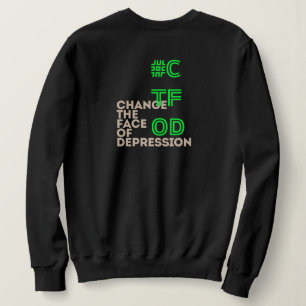Camiseta Eu tenho depressão _ SP_Neon Verde