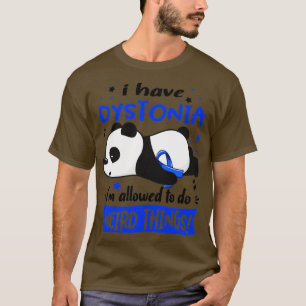 Camiseta Eu Tenho Distonia Eu Sou Autorizado A Fazer Coisas