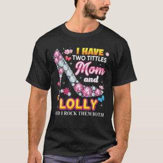 Camiseta Eu Tenho Dois Bichos Mãe E Lolly Rock Ambos Di