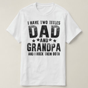Camiseta eu tenho dois pais e vovô