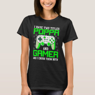 Camiseta Eu tenho dois títulos de pai e jogador de natal