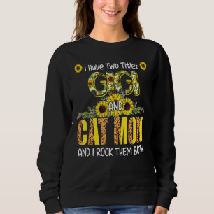 Camiseta Eu Tenho Dois Títulos Gigi E Cat Mãe Cute Leopard