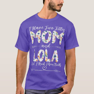 Camiseta Eu tenho dois títulos: mãe e avó filipina.
