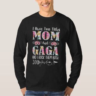 Camiseta Eu Tenho Dois Títulos Mãe E Dia de as mães Floral 