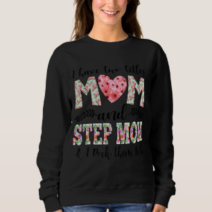Camiseta Eu Tenho Dois Títulos Mãe E Stepma Floral Stepmoth