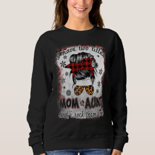 Camiseta Eu Tenho Dois Títulos Mãe E Tia Buffalo Xadrez Mot