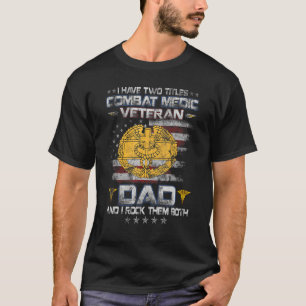 Camiseta Eu Tenho Dois Títulos Medicina Médica Pai Médica C