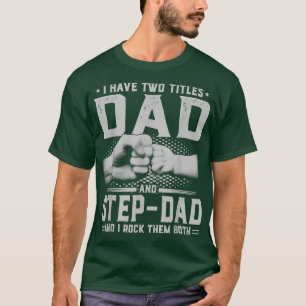 Camiseta Eu Tenho Dois Títulos Pai E Dia de os pais Etapa P