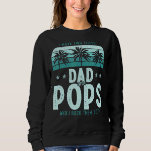 Camiseta Eu Tenho Dois Títulos Pai E Pop Homens Vintage Dec