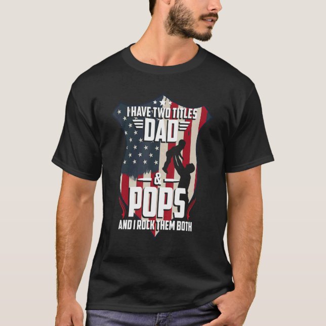 Camiseta Eu Tenho Dois Títulos Pais E Pop. (Frente)