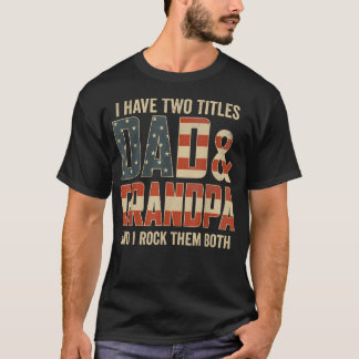 Camiseta Eu Tenho Dois Títulos Papai Vovô Balanço Ambos