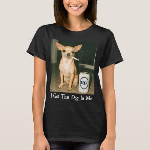 Camiseta Eu Tenho Esse Cachorro Em Mim Cachorro-quente Engr