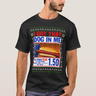 Camiseta Eu Tenho Esse Cachorro Em Mim Camisola De Natal Fe