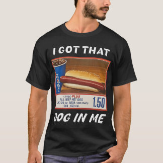Camiseta Eu Tenho Esse Cachorro Em Mim engraçado