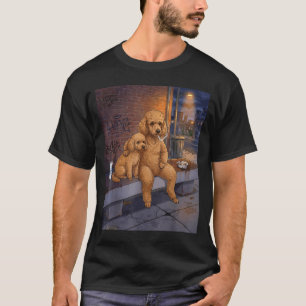 Camiseta Eu Tenho Esse Cachorro Em Mim Funny Poodle Bebendo