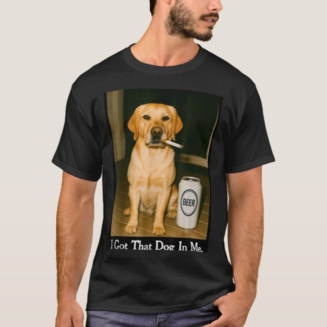 Camiseta Eu Tenho Esse Cachorro Em Mim Funny Retriever Bebe (Frente)