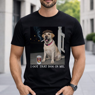 Camiseta Eu Tenho Esse Cachorro Em Mim, Labrador Retriever
