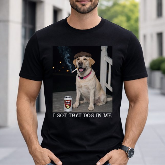 Camiseta Eu Tenho Esse Cachorro Em Mim, Labrador Retriever  (Criador carregado)