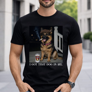 Camiseta Eu Tenho Esse Cachorro Em Mim, Meme Divertido do P