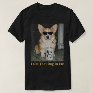 Camiseta Eu Tenho Esse Cachorro Em Mim Piada Corgi Meme Cor