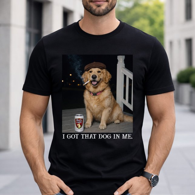 Camiseta Eu Tenho Esse Cachorro Em Mim, Piada Engraçada do  (Criador carregado)