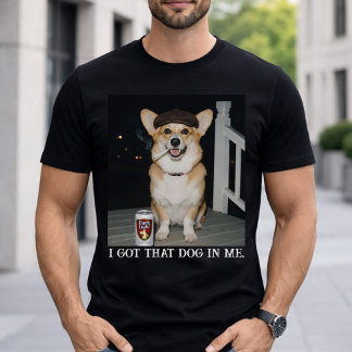 Camiseta Eu Tenho Esse Cachorro Em Mim, Piada Engraçada do