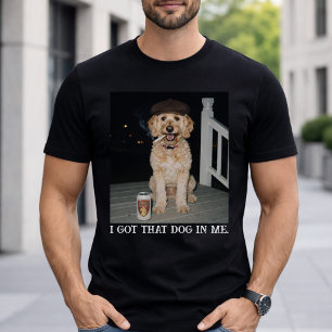 Camiseta Eu Tenho Esse Cachorro Em Mim, Piada Engraçada do