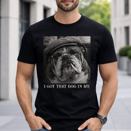 Camiseta Eu Tenho Esse Cachorro Em Mim Presente de Foto de