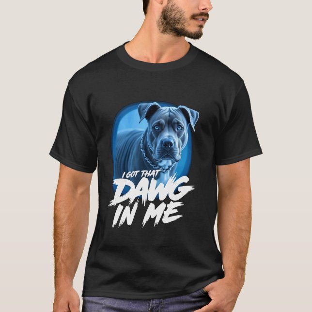 Camiseta Eu Tenho Esse Cachorro Em Mim Xray Pitbull Engraça (Frente)