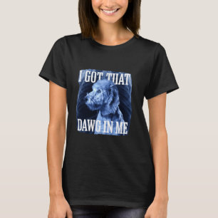 Camiseta Eu Tenho Esse Cachorro Em Mim Xray Poodle Meme Irô