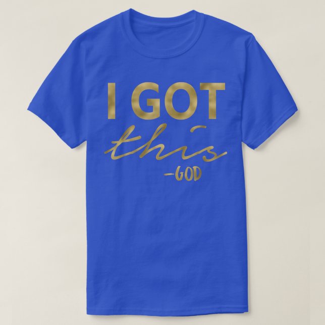 Camiseta Eu Tenho EsteDeusLettering e CaligrafiaS000102 (Frente do Design)
