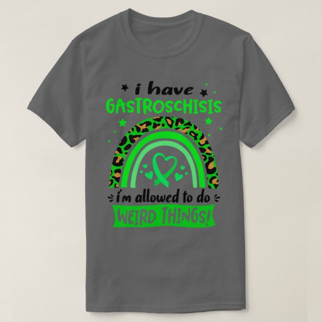 Camiseta Eu tenho Gastroschisis eu posso fazer coisas estra (Frente do Design)