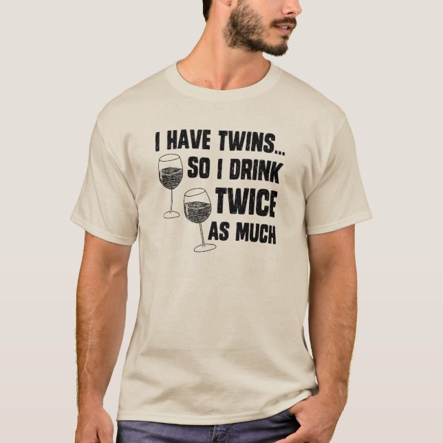 CAMISETA EU TENHO GÊMEOS (Frente)