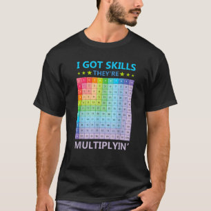 Camiseta Eu tenho habilidades Eles estão multiplicando o En