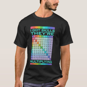 Camiseta Eu Tenho Habilidades Estão se Multiplicando, Matem