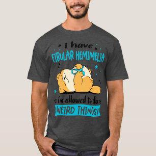Camiseta Eu tenho Hemimelia Fibular eu posso fazer o estran